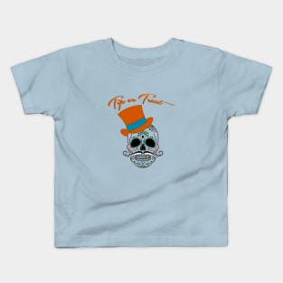 Tip or Treat Skull Design Kids T-Shirt